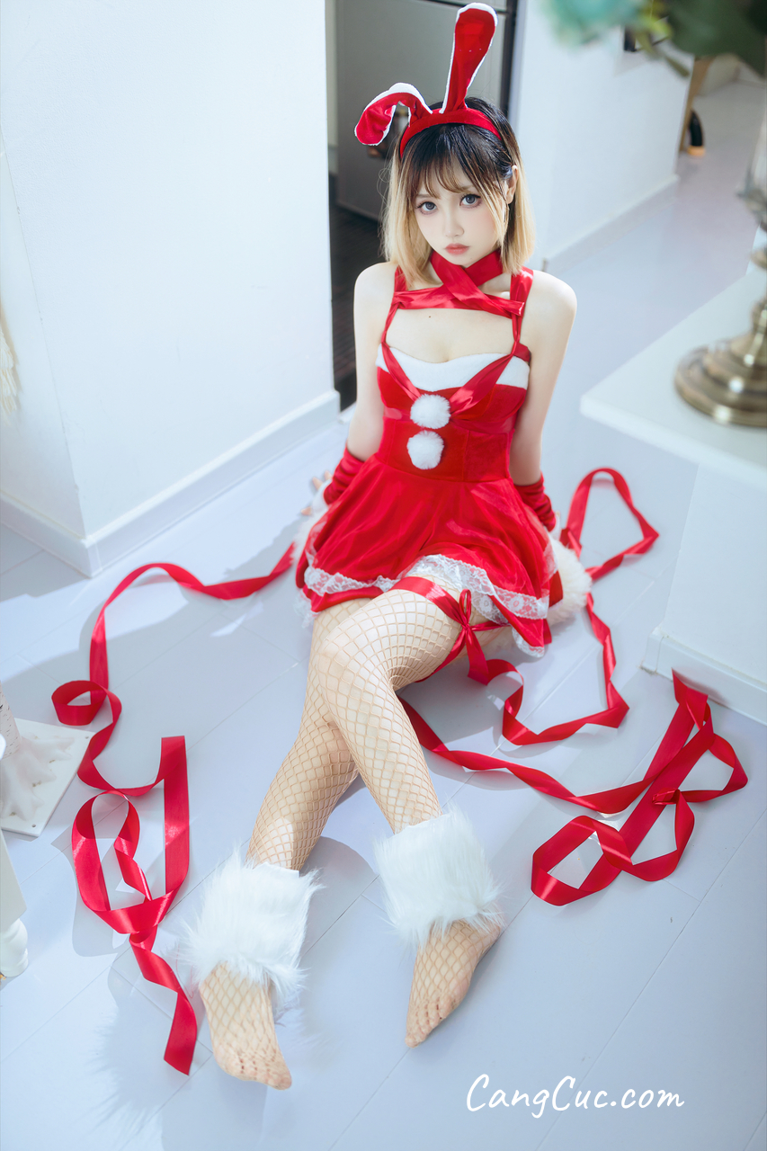 Coser@洛桑w伊梓 - 网袜丝带兔兔